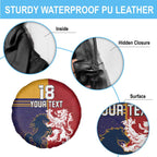 Custom British Lions Queensland Spare Tire Cover Unique Style - Aussie Hoodie