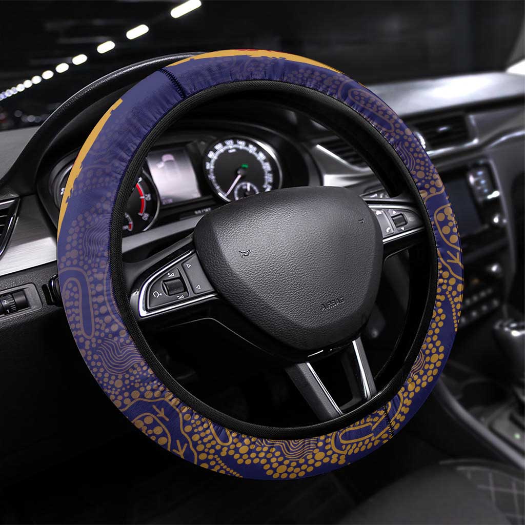 British Lions Queensland Steering Wheel Cover Unique Style - Aussie Hoodie
