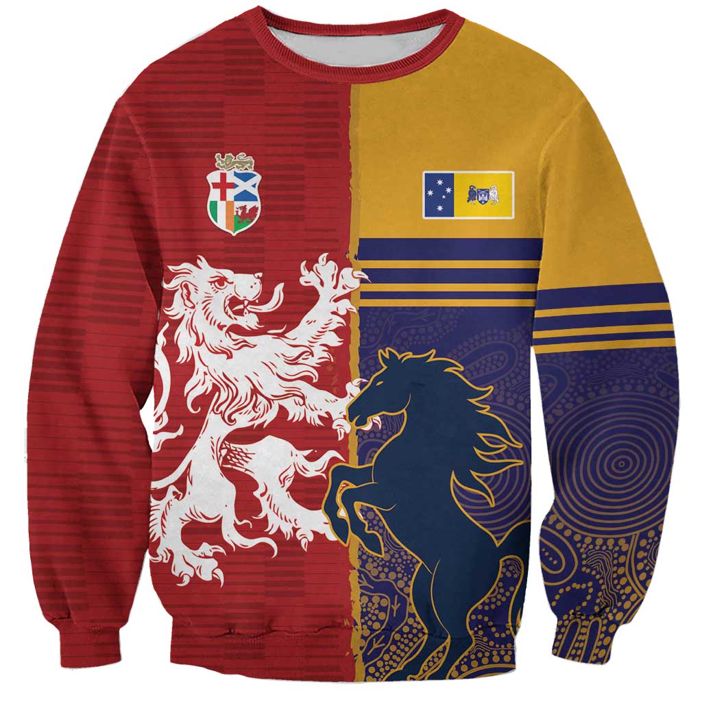 Custom British Lions Queensland Sweatshirt Unique Style - Aussie Hoodie