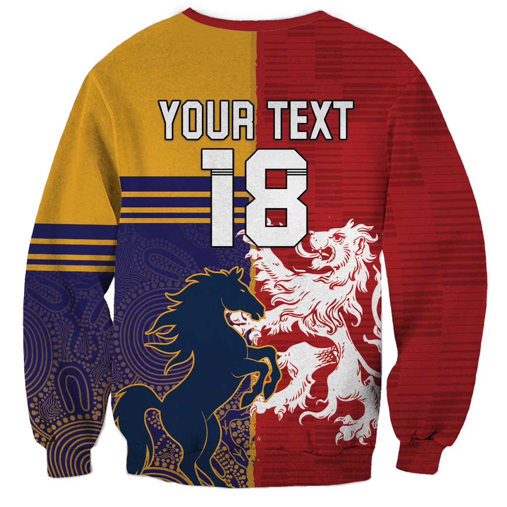 Custom British Lions Queensland Sweatshirt Unique Style - Aussie Hoodie
