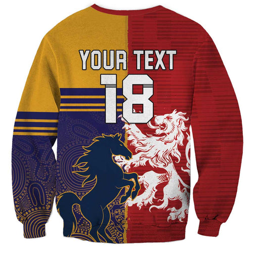 Custom British Lions Queensland Sweatshirt Unique Style - Aussie Hoodie