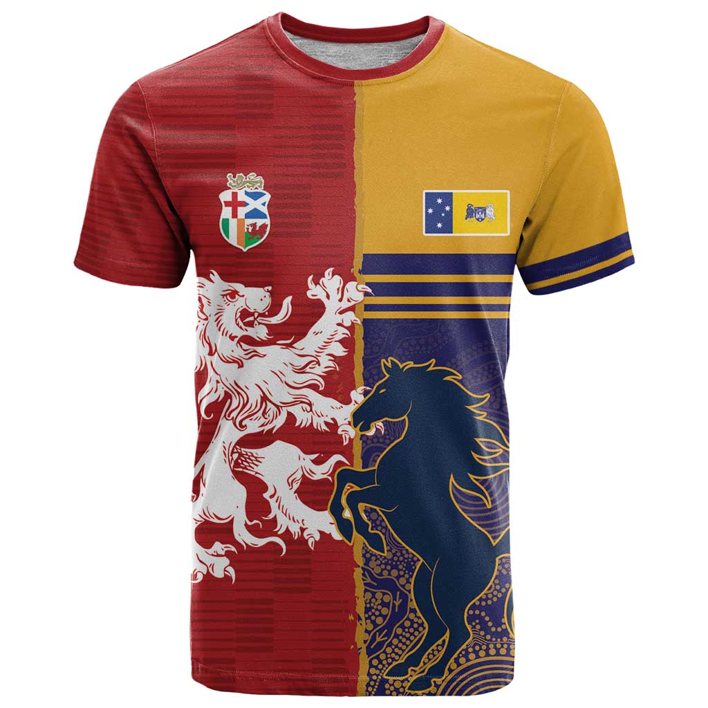 Custom British Lions Queensland T Shirt Unique Style - Aussie Hoodie