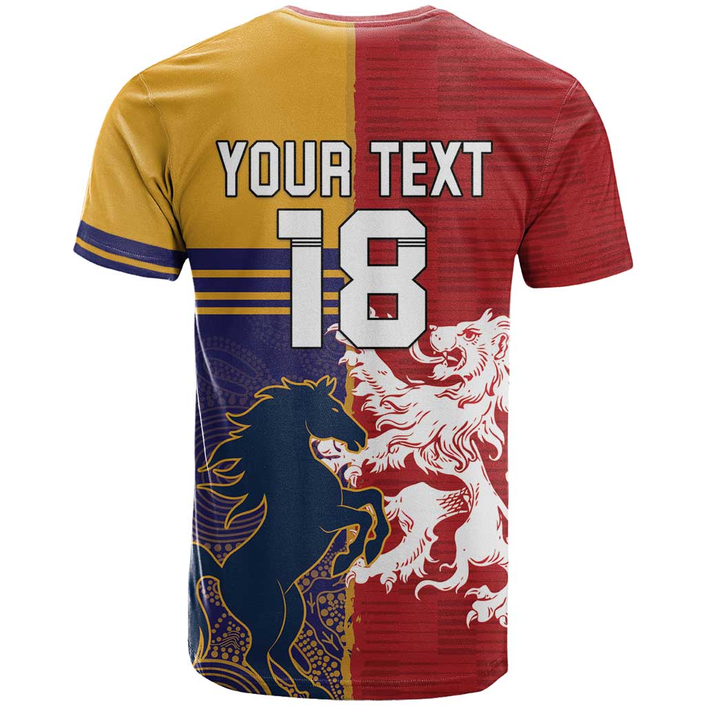 Custom British Lions Queensland T Shirt Unique Style - Aussie Hoodie