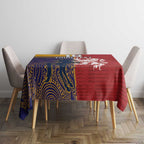 Custom British Lions Queensland Tablecloth Unique Style - Aussie Hoodie