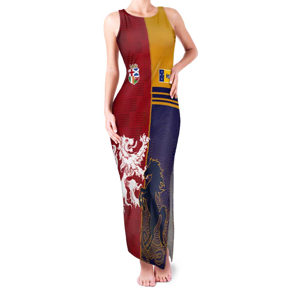 Custom British Lions Queensland Tank Maxi Dress Unique Style - Aussie Hoodie