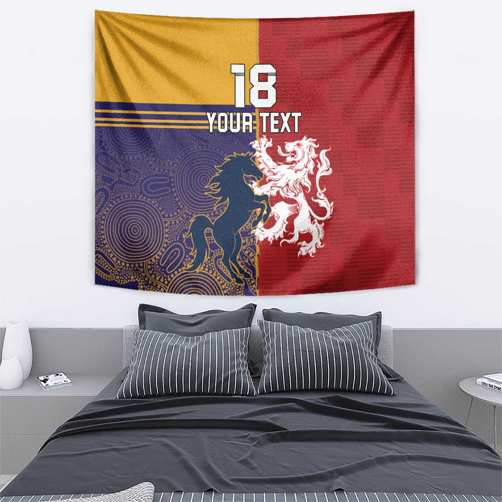 Custom British Lions Queensland Tapestry Unique Style - Aussie Hoodie