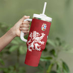 Custom British Lions Queensland Tumbler With Handle Unique Style - Aussie Hoodie