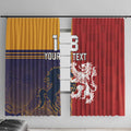 Custom British Lions Queensland Window Curtain Unique Style - Aussie Hoodie