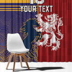 Custom British Lions Queensland Window Curtain Unique Style - Aussie Hoodie
