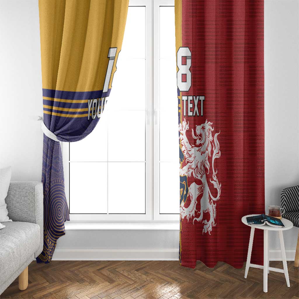 Custom British Lions Queensland Window Curtain Unique Style - Aussie Hoodie
