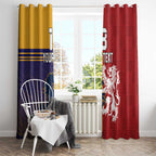 Custom British Lions Queensland Window Curtain Unique Style - Aussie Hoodie