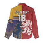 Custom British Lions Queensland Women Casual Shirt Unique Style - Aussie Hoodie