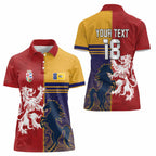 Custom British Lions Queensland Women Polo Shirt Unique Style - Aussie Hoodie