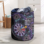 First Nations Darts NAIDOC 2026 Laundry Basket Aboriginal Dot Art Dartboard Purple