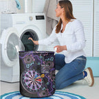 First Nations Darts NAIDOC 2026 Laundry Basket Aboriginal Dot Art Dartboard Purple