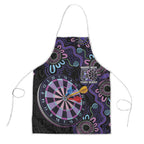 First Nations Darts NAIDOC 2026 Apron Aboriginal Dot Art Dartboard Purple