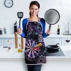 First Nations Darts NAIDOC 2026 Apron Aboriginal Dot Art Dartboard Purple