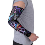 First Nations Darts NAIDOC 2026 Arm Sleeves Aboriginal Dot Art Dartboard Purple