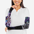 First Nations Darts NAIDOC 2026 Arm Sleeves Aboriginal Dot Art Dartboard Purple