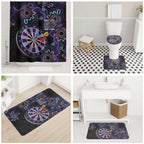First Nations Darts NAIDOC 2026 Bathroom Set Aboriginal Dot Art Dartboard Purple