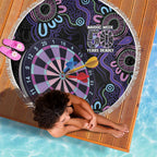 First Nations Darts NAIDOC 2026 Beach Blanket Aboriginal Dot Art Dartboard Purple