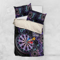 First Nations Darts NAIDOC 2026 Bedding Set Aboriginal Dot Art Dartboard Purple