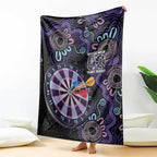 First Nations Darts NAIDOC 2026 Blanket Aboriginal Dot Art Dartboard Purple