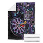 First Nations Darts NAIDOC 2026 Blanket Aboriginal Dot Art Dartboard Purple