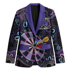 First Nations Darts NAIDOC 2026 Blazer Aboriginal Dot Art Dartboard Purple