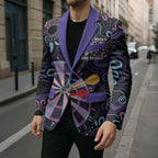 First Nations Darts NAIDOC 2026 Blazer Aboriginal Dot Art Dartboard Purple