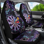 First Nations Darts NAIDOC 2026 Car Seat Cover Aboriginal Dot Art Dartboard Purple