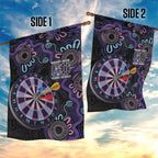 First Nations Darts NAIDOC 2026 Garden Flag Aboriginal Dot Art Dartboard Purple