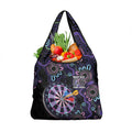 First Nations Darts NAIDOC 2026 Grocery Bag Aboriginal Dot Art Dartboard Purple
