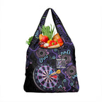 First Nations Darts NAIDOC 2026 Grocery Bag Aboriginal Dot Art Dartboard Purple