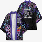First Nations Darts NAIDOC 2026 Kimono Aboriginal Dot Art Dartboard Purple