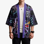 First Nations Darts NAIDOC 2026 Kimono Aboriginal Dot Art Dartboard Purple