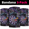 First Nations Darts NAIDOC 2026 Neck Gaiter Aboriginal Dot Art Dartboard Purple