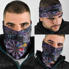 First Nations Darts NAIDOC 2026 Neck Gaiter Aboriginal Dot Art Dartboard Purple
