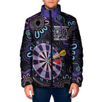 First Nations Darts NAIDOC 2026 Padded Jacket Aboriginal Dot Art Dartboard Purple