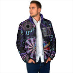 First Nations Darts NAIDOC 2026 Padded Jacket Aboriginal Dot Art Dartboard Purple
