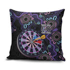 First Nations Darts NAIDOC 2026 Pillow Cover Aboriginal Dot Art Dartboard Purple