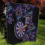 First Nations Darts NAIDOC 2026 Quilt Aboriginal Dot Art Dartboard Purple