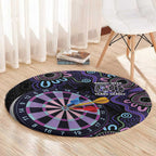 First Nations Darts NAIDOC 2026 Round Carpet Aboriginal Dot Art Dartboard Purple