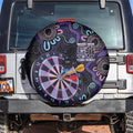 First Nations Darts NAIDOC 2026 Spare Tire Cover Aboriginal Dot Art Dartboard Purple