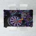 First Nations Darts NAIDOC 2026 Tablecloth Aboriginal Dot Art Dartboard Purple