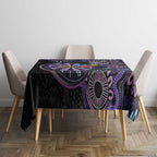 First Nations Darts NAIDOC 2026 Tablecloth Aboriginal Dot Art Dartboard Purple