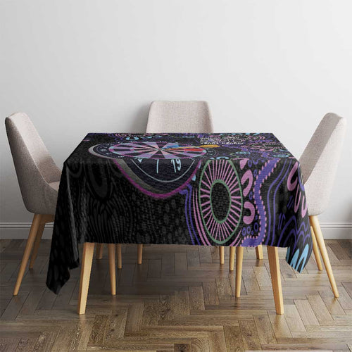 First Nations Darts NAIDOC 2026 Tablecloth Aboriginal Dot Art Dartboard Purple