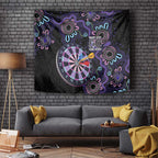 First Nations Darts NAIDOC 2026 Tapestry Aboriginal Dot Art Dartboard Purple