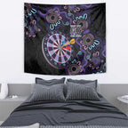 First Nations Darts NAIDOC 2026 Tapestry Aboriginal Dot Art Dartboard Purple
