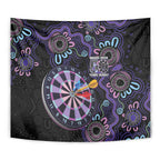 First Nations Darts NAIDOC 2026 Tapestry Aboriginal Dot Art Dartboard Purple